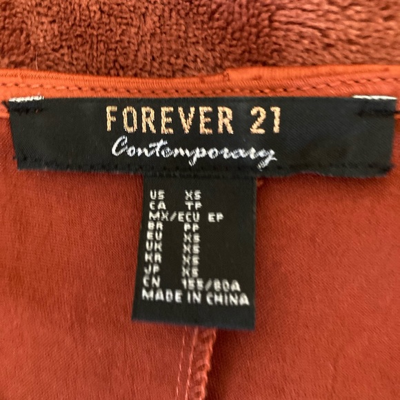 Forever 21 contemporary rust leotard - Picture 2 of 2